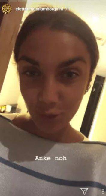 elettra lamborghini senza trucco