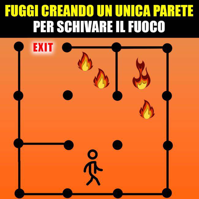 rompicapo uomo scappare