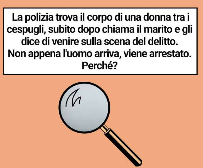 Rompicapo: sei un detective? Prova a risolvere la domanda!