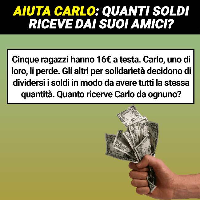 Rompicapo: riesci ad aiutarlo con i conti? Prova è difficilissimo!