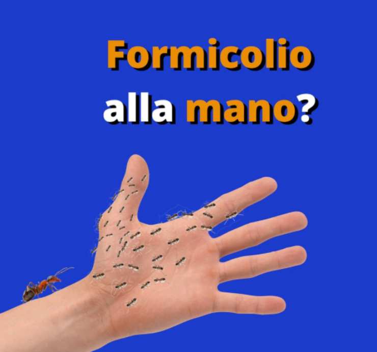 Formicolio mani 