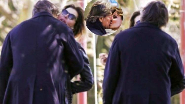 Alba Parietti, tra le braccia di Fabio - immagini divulgate da Chi (Donna POP)