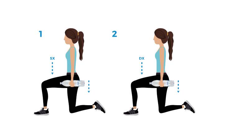 Deep Lunges Alternato (Acqua Amata)