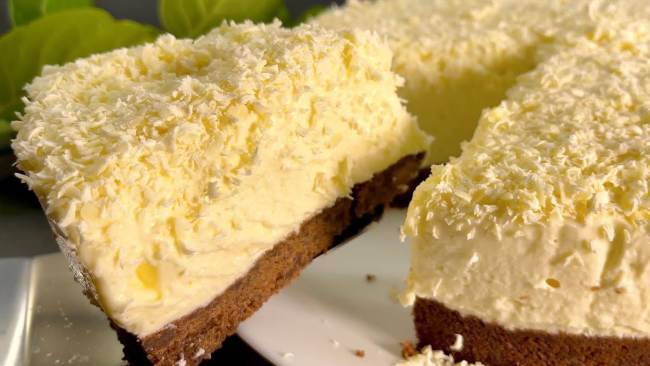 Cheesecake al cioccolato bianco: pronta in 5 minuti