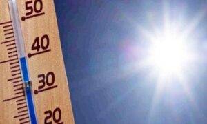 meteo caldo record