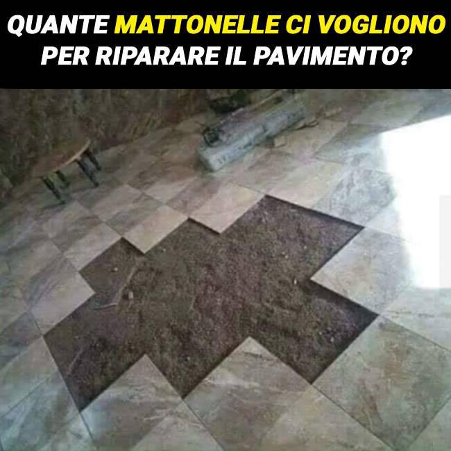 rompicapo quante mattonelle