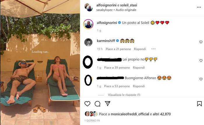 Alfonso Signorini posta un video con lei: cosa bolle in pentola?