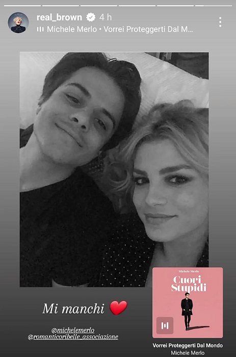 Michele Merlo: il ricordo di Emma Marrone