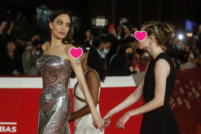 angelina jolie problemi figlia