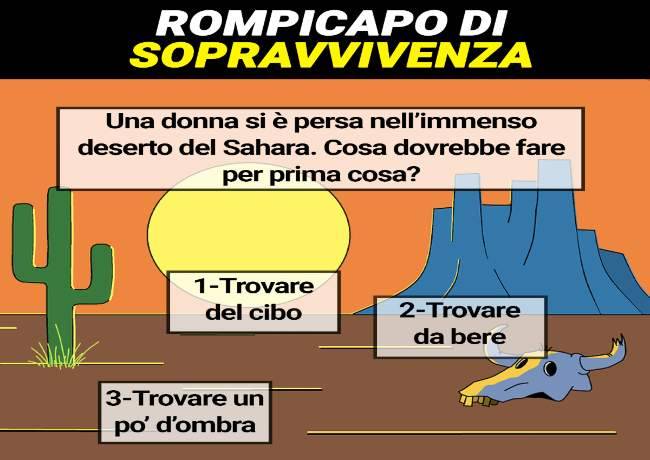 Rompicapo: riesci a salvare la donna? Impossibile