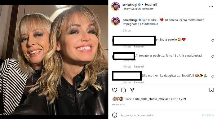 Sonia Bruganelli: avete mai visto la mamma?