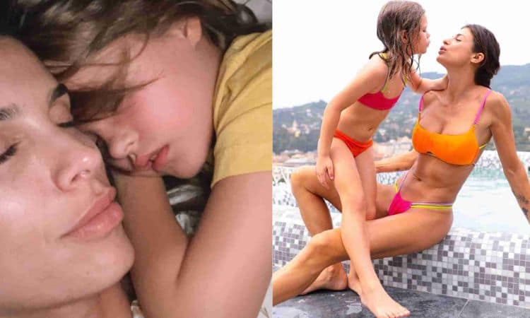 Elisabetta Canalis figlia