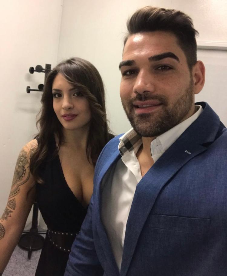 Nando in compagnia della fidanzata (Instagram)