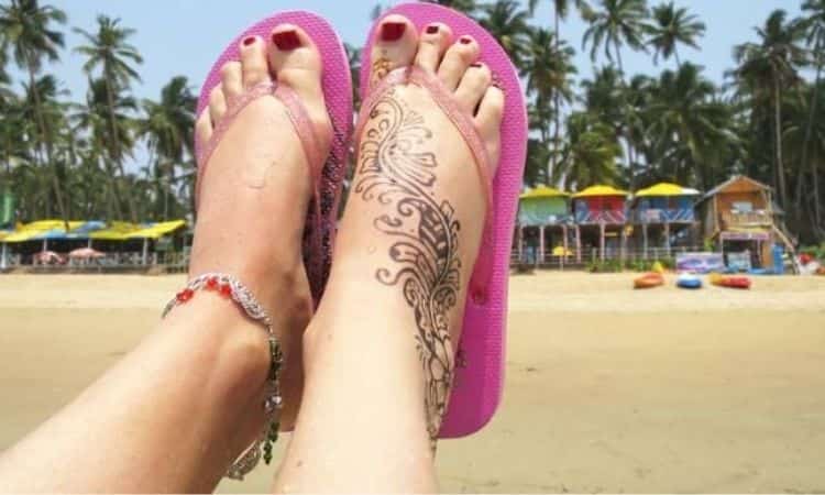 Henna beach tattoo