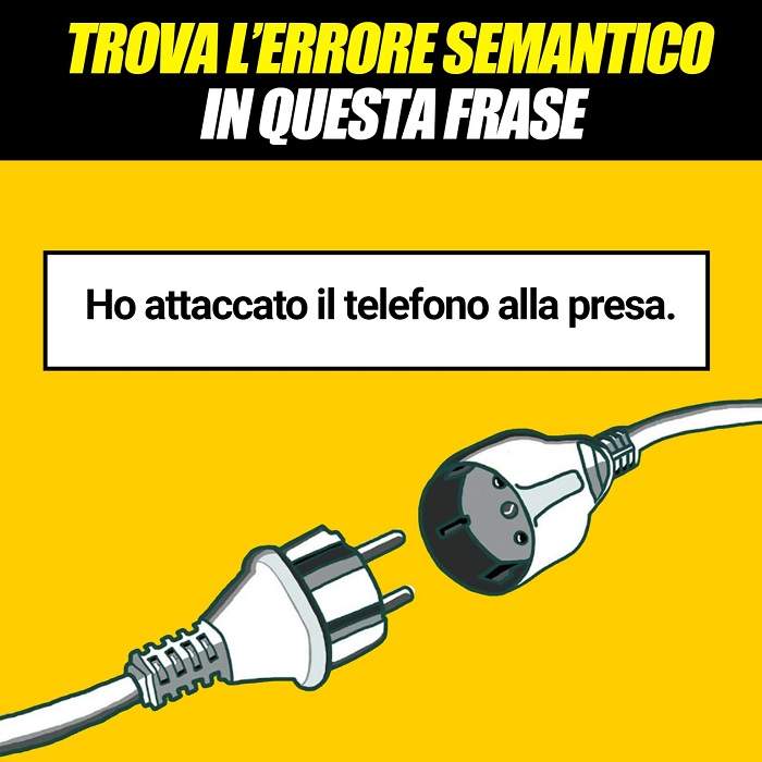 Test: riuscite a trovare l’errore?