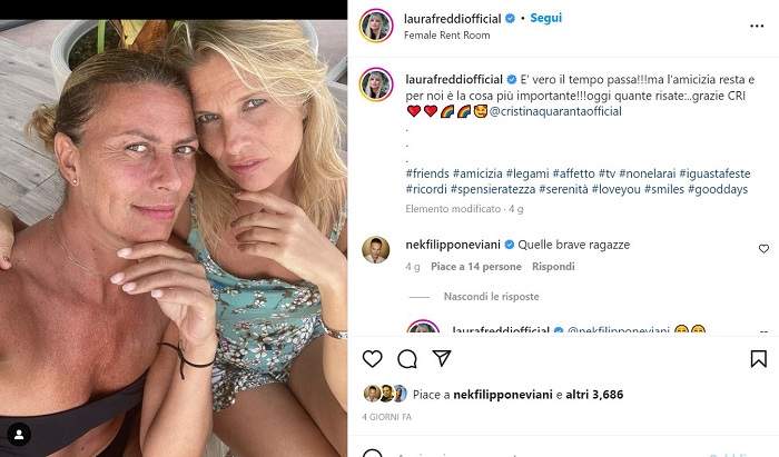 Cristina Quaranta e Laura Freddi ancora insieme