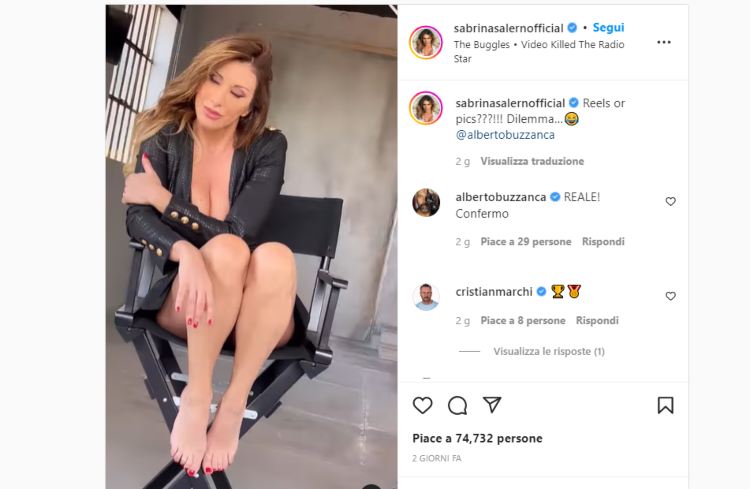Sabrina Salerno: tutto in primo piano, diventa un sogno per tutti 9 sabrina.salerno leggilo.org 15.08.2022 2