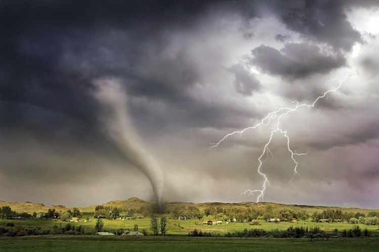 La soluzione dell'indovinello: il tornado! (Pexels)
