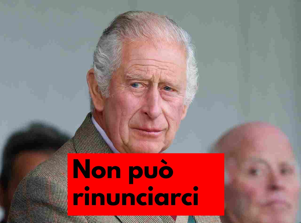 Re Carlo III rivelazione shock: non può farne a meno!