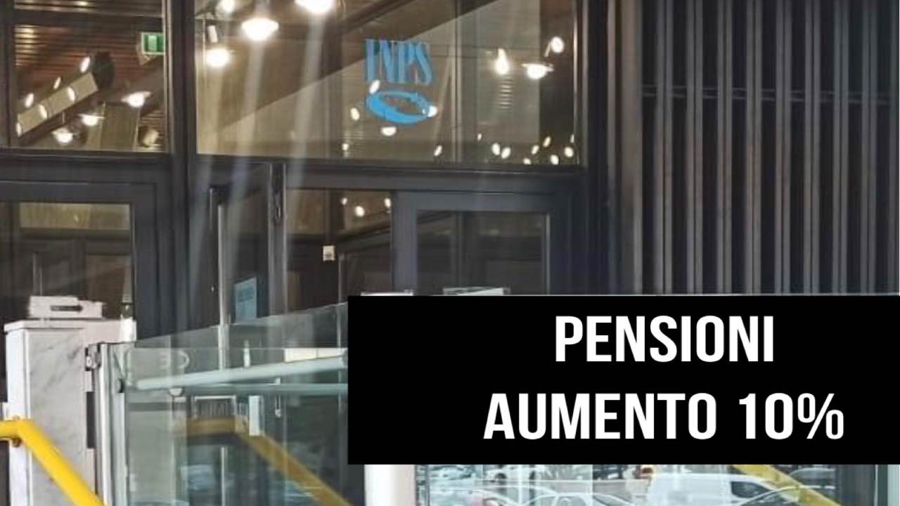 Pensioni aumento