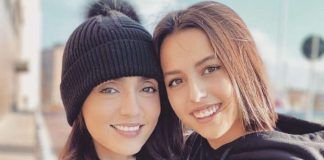 Ambra auguri alla figlia