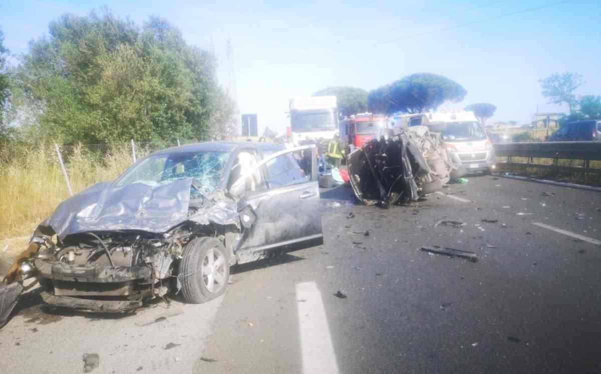 Latina incidente sulla Pontina 