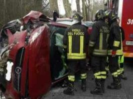 Roma incidente sulla via Tiberina